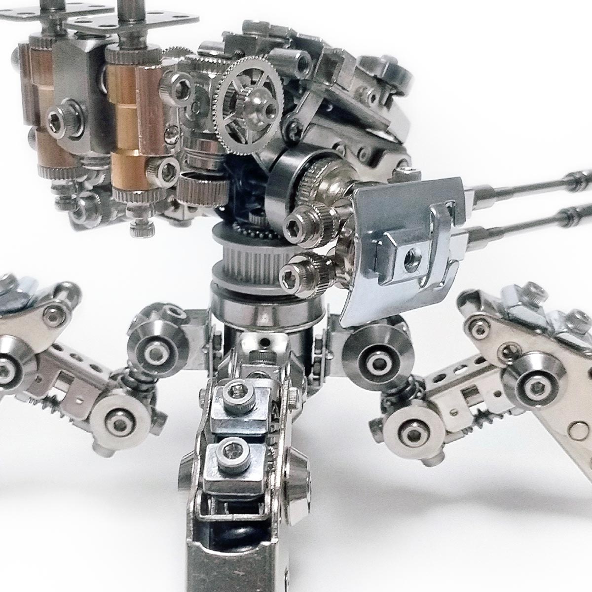 Quadruped Fighting Mecha 3D Metal Model Building Kits 410PCS