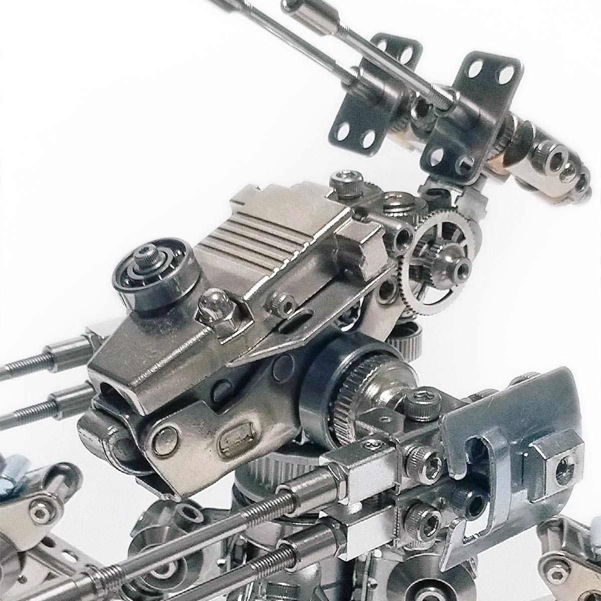 Quadruped Fighting Mecha 3D Metal Model Building Kits 410PCS