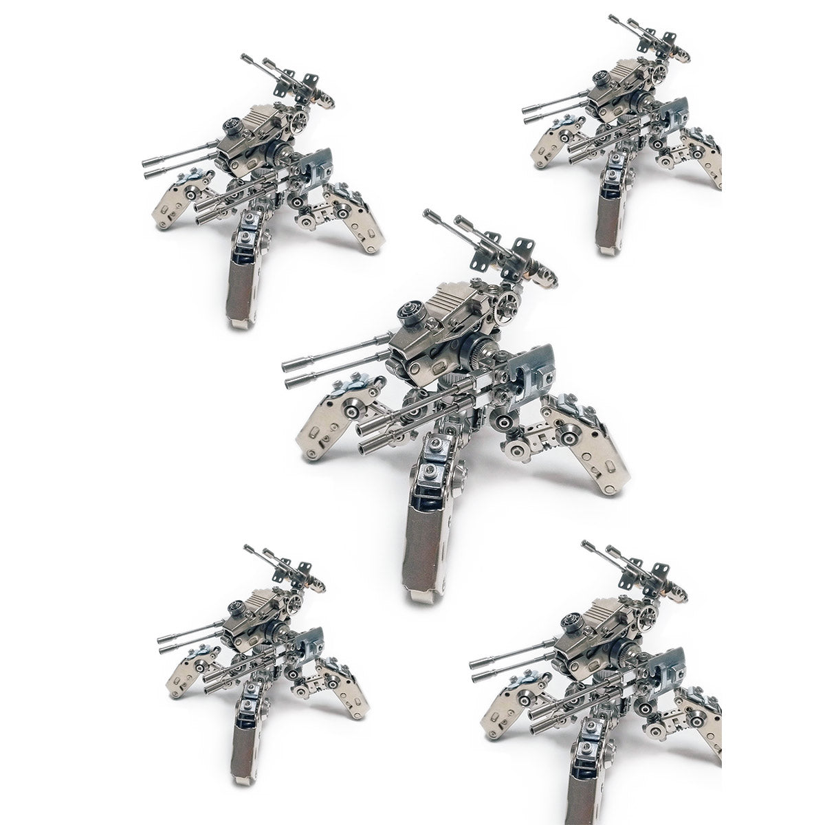 Quadruped Fighting Mecha 3D Metal Model Building Kits 410PCS