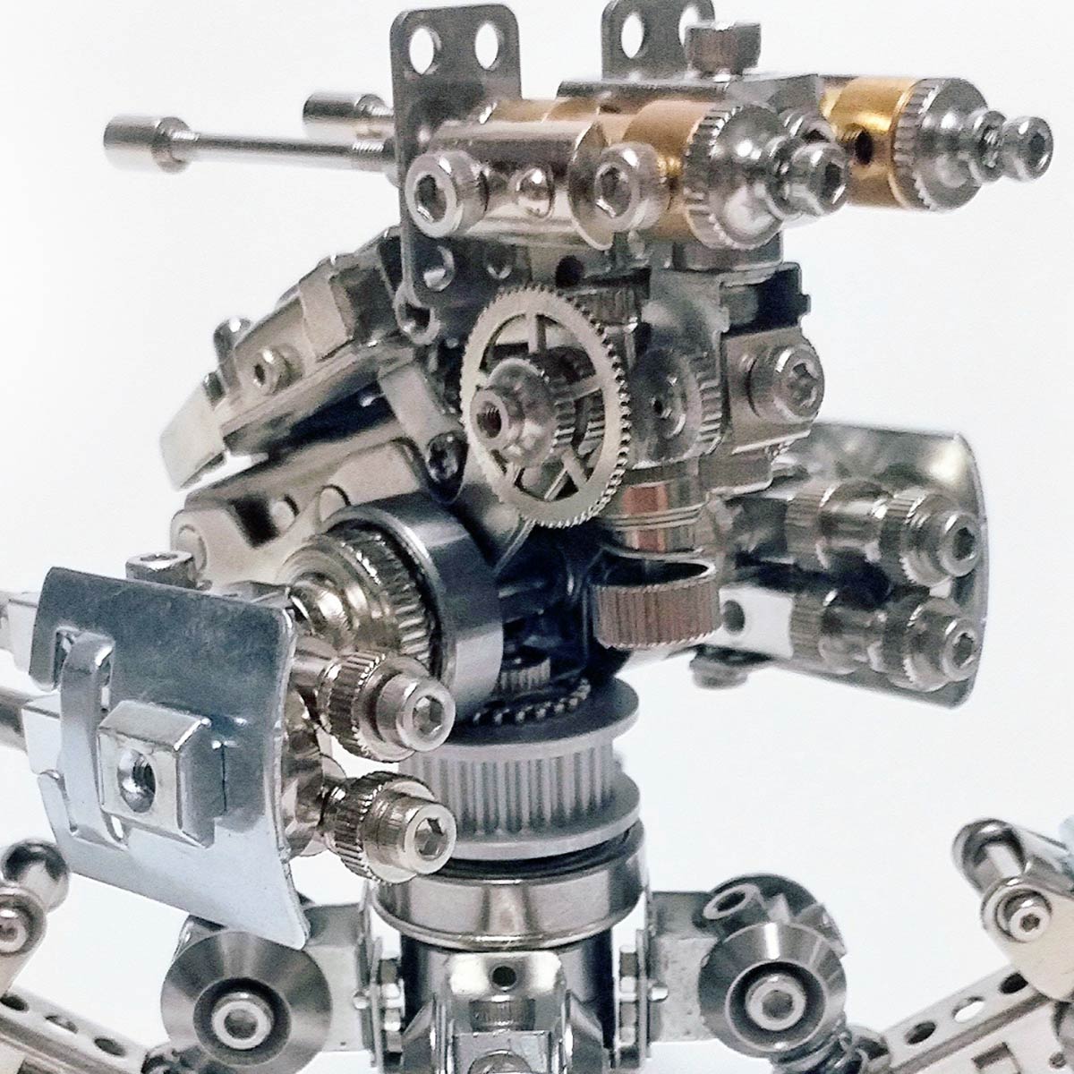 Quadruped Fighting Mecha 3D Metal Model Building Kits 410PCS