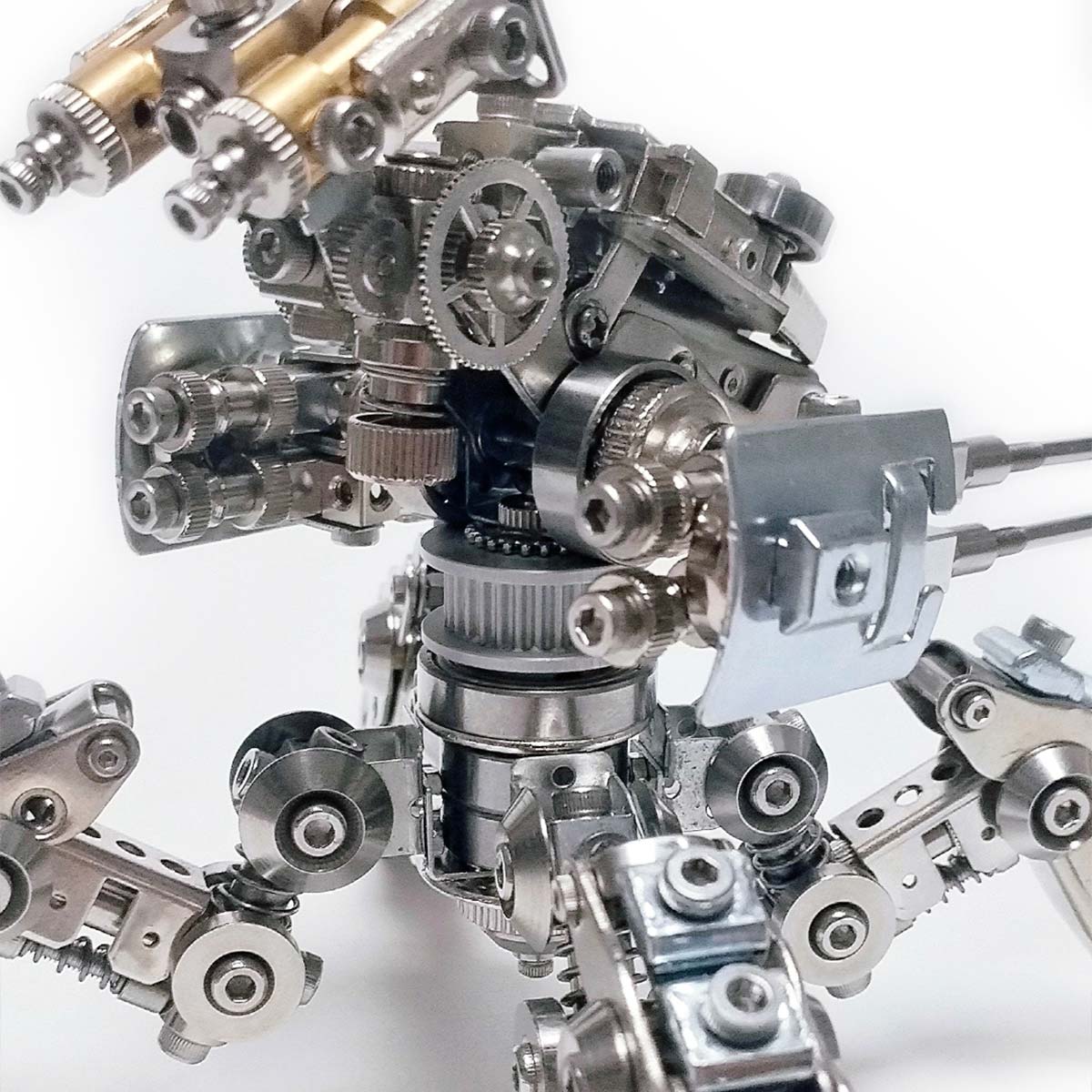 Quadruped Fighting Mecha 3D Metal Model Building Kits 410PCS