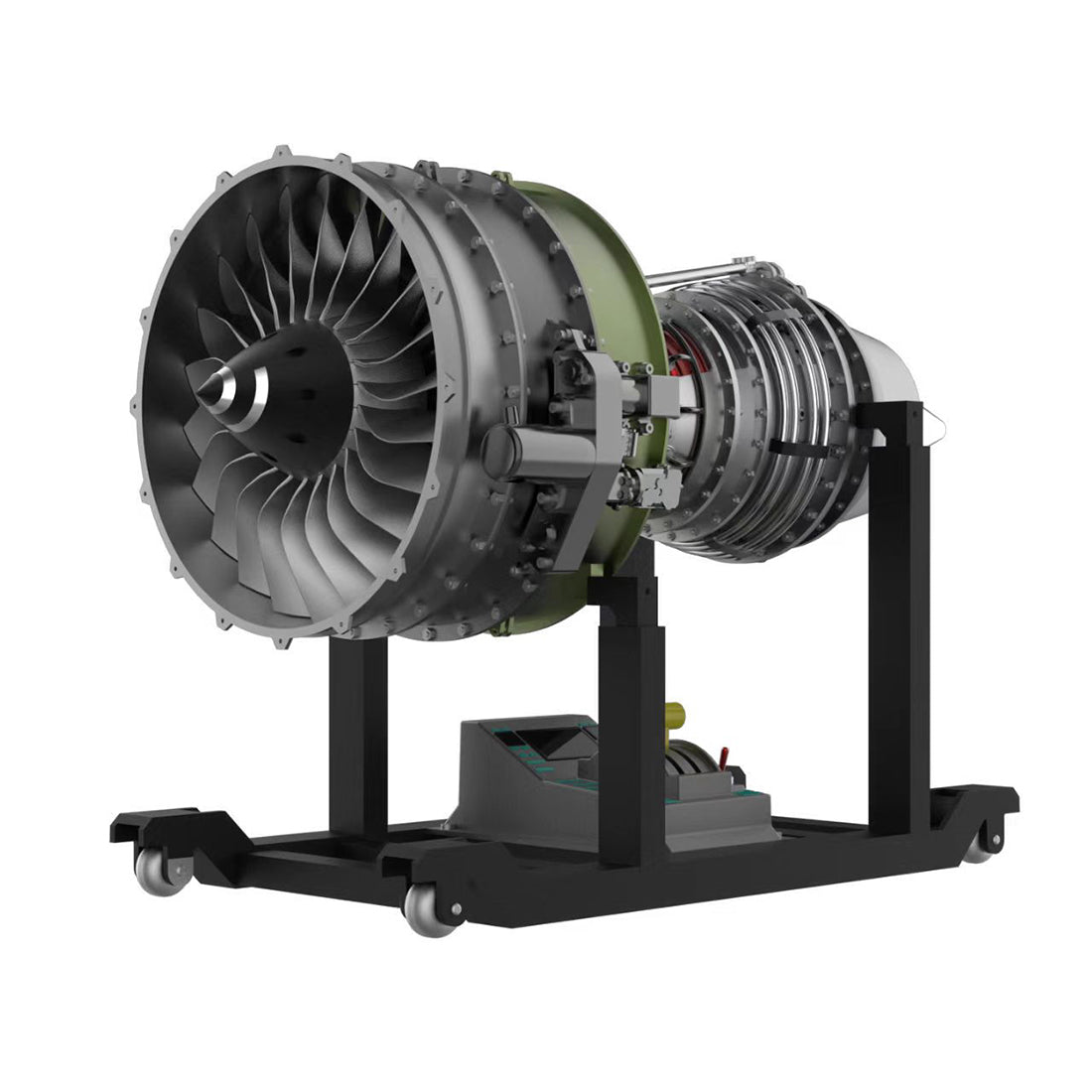 TECHING 1/10 Dual-Spool Turbofan Engine Model Kits That Runs Mechanica