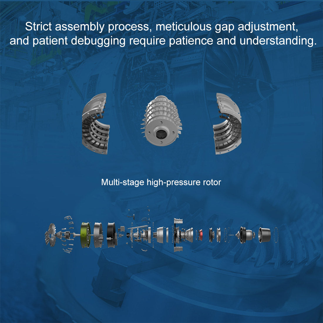 TECHING 1/10 Dual-Spool Turbofan Engine Model Kits That Runs Mechanica