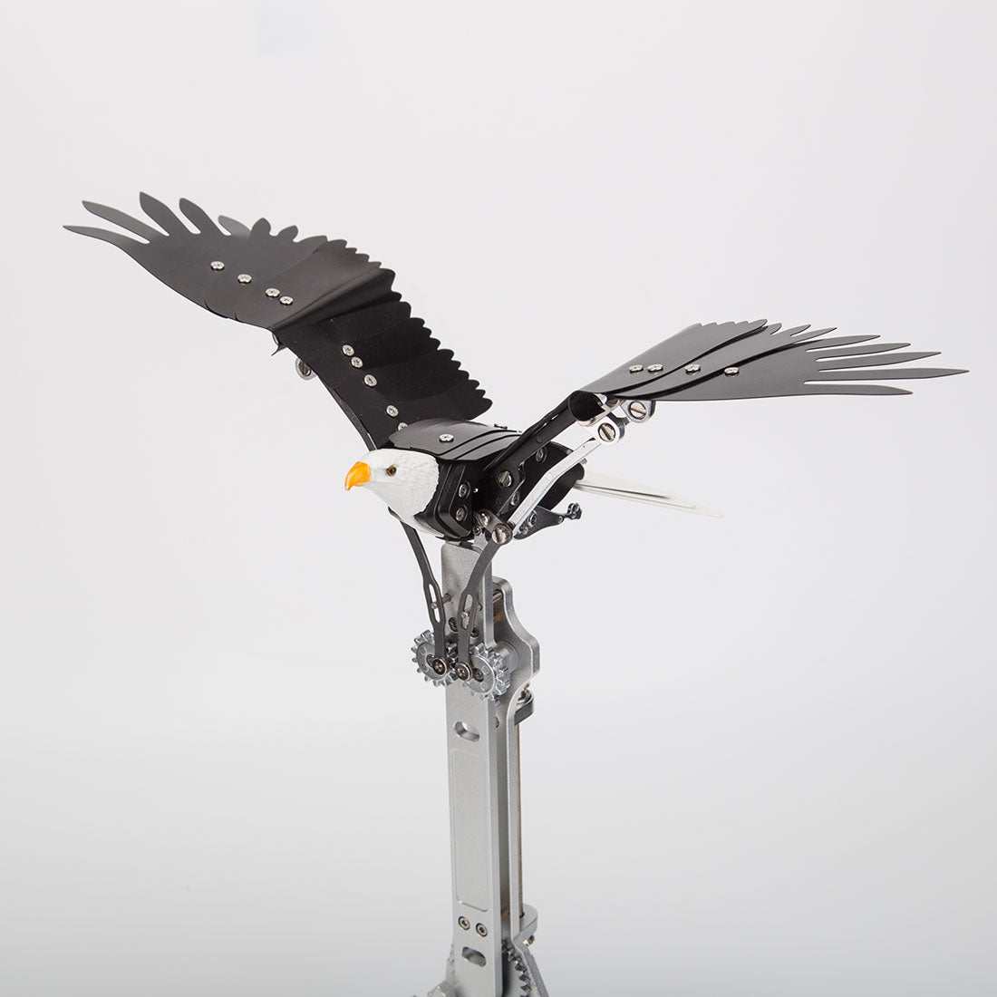 TECHING Bald Eagle Automaton KITS Model Building Kit DIY Mechanical 3D Metal Puzzles