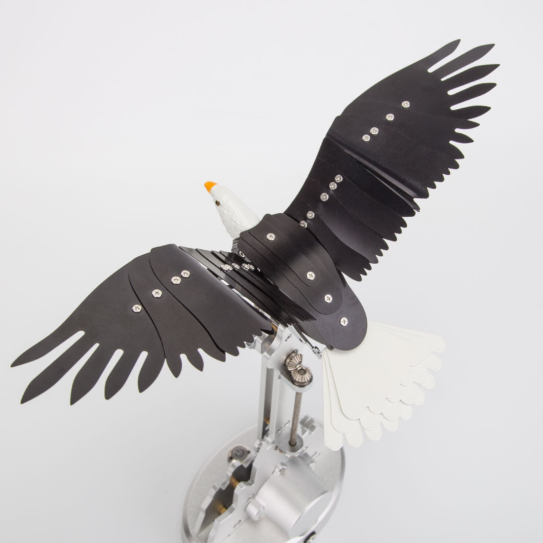 TECHING Bald Eagle Automaton KITS Model Building Kit DIY Mechanical 3D Metal Puzzles
