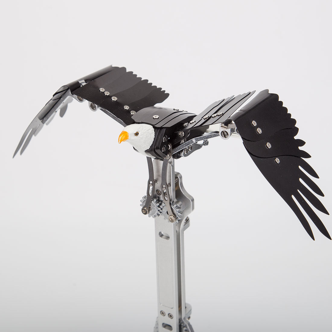TECHING Bald Eagle Automaton KITS Model Building Kit DIY Mechanical 3D Metal Puzzles