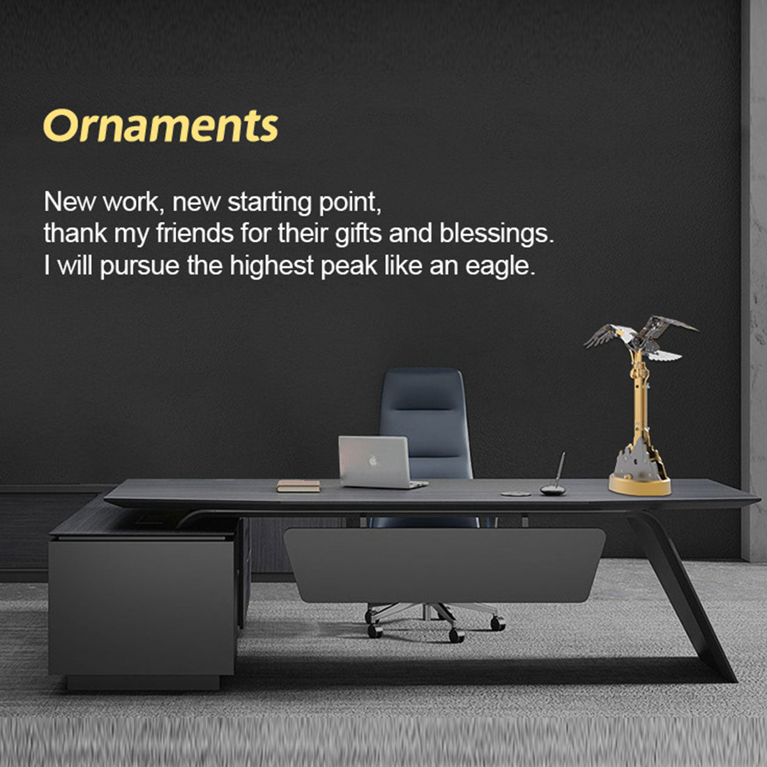 TECHING Bald Eagle Automaton KITS Model Building Kit DIY Mechanical 3D Metal Puzzles