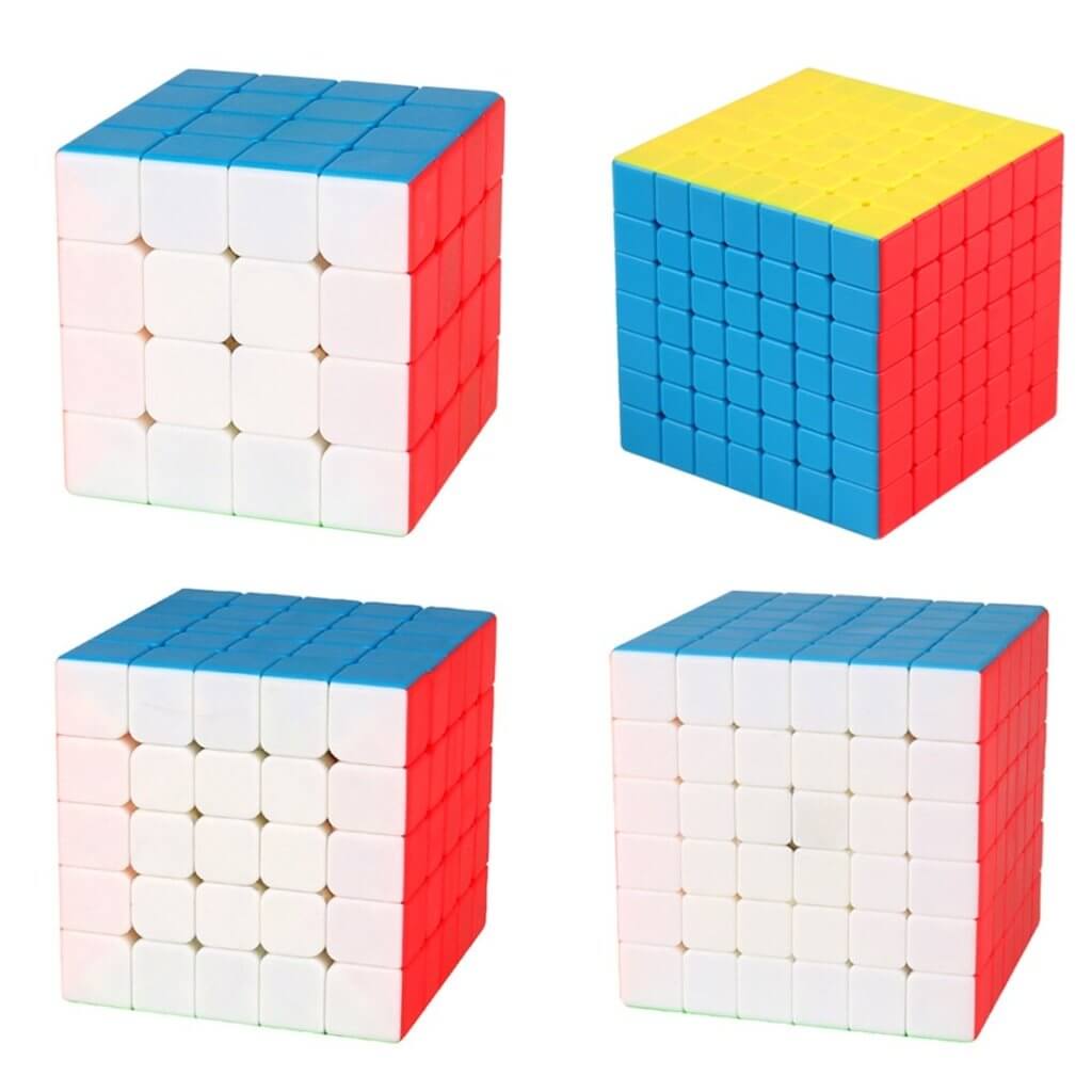 MF8863 Cubing Classroom Meilong Cube Set Stickerless 4x4x4 5x5x5 6x6x6 7x7x7