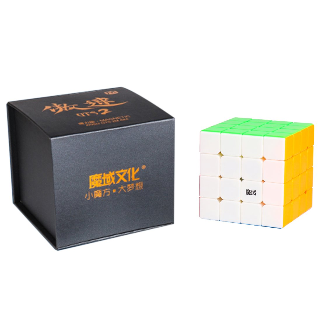 Yj8267 Moyu Aosu Gts2 M 4X4 Magic Cube - Magnetic Version Stickerless