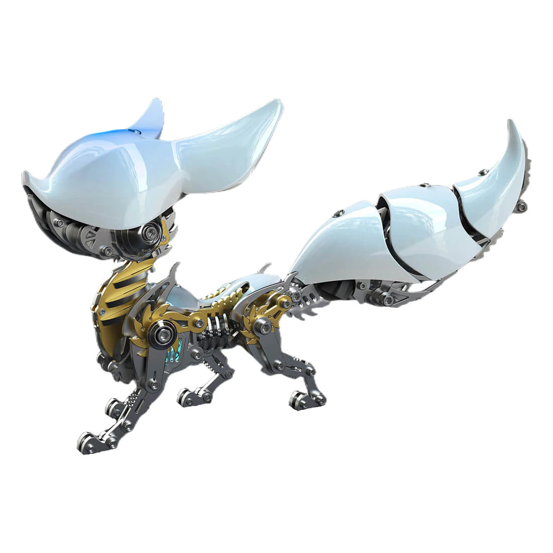 DIY Linglong Fox Hanfei 3D Assembly Mechanical Model Creative Toy Set (339PCS/Red)