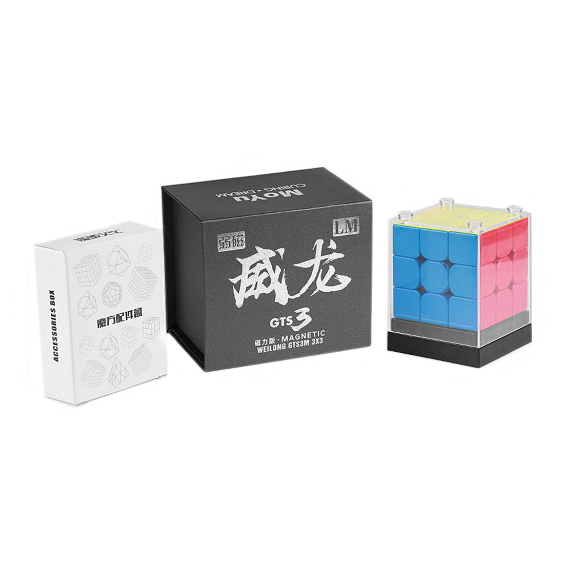 Yj8261 Moyu Weilong Gts3 Lm 3X3 Magic Cube Stickerless - Magnetic Version