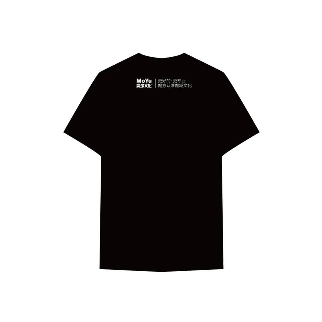 MoYu Cotton T-Shirt Printing Black Short Sleeve