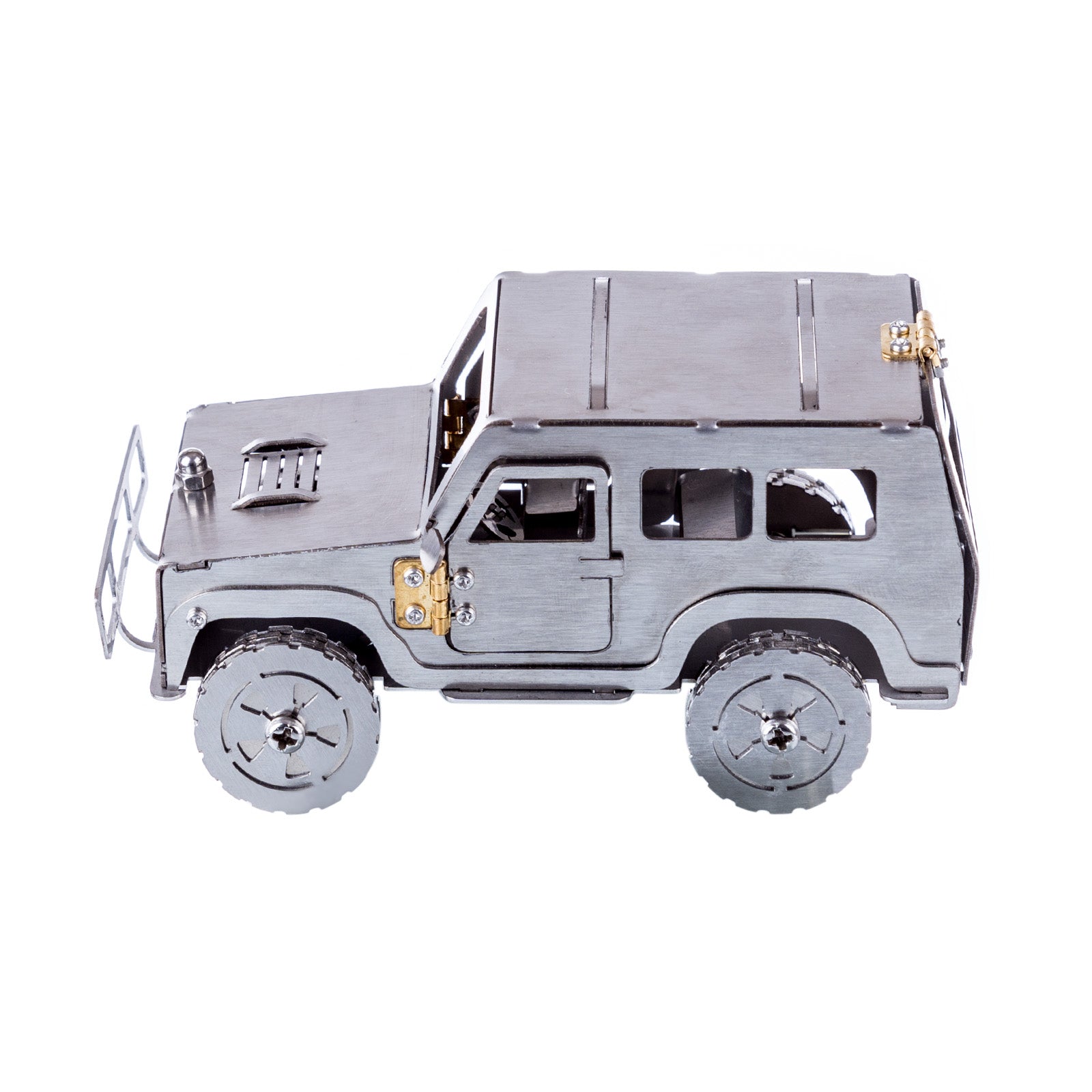3D Metal Mechanical Assembled Model Handmade Crafts for Home Decor - Off-road Vehicle