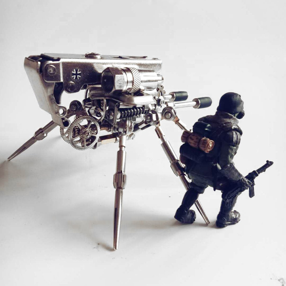 DIY Assembly Metal 3D Artillery Puzzle Model Toy Kit