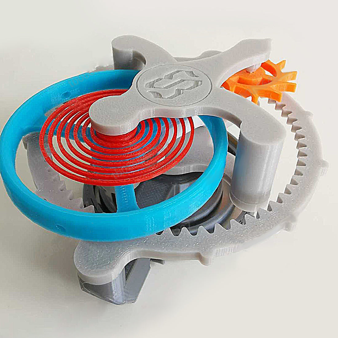 3D Printed Tourbillon Movement Model Assembly Toys