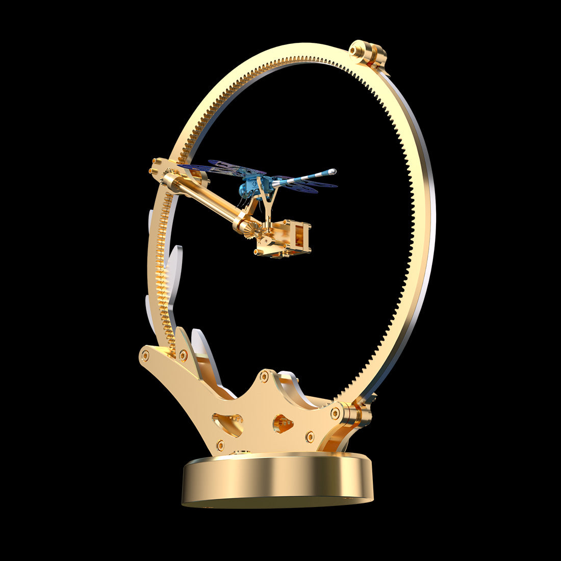 Golden Dragonfly Kinetic Art 3D Metal Model Kits 100pcs
