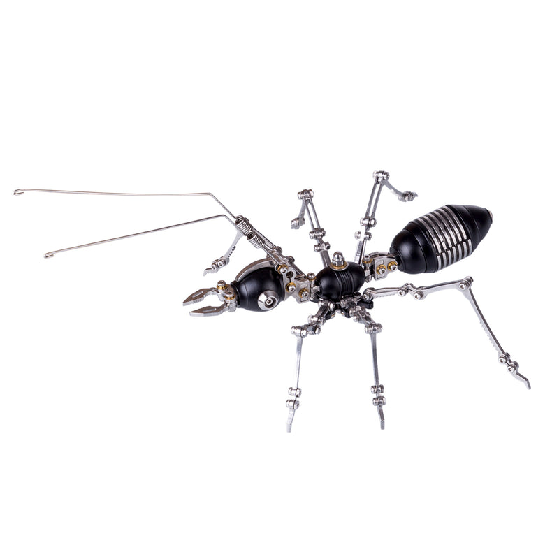 Moyustore 100Pcs+ Premium Series Metal Worker Ant DIY 3D Model Building Kits Assembly Insect