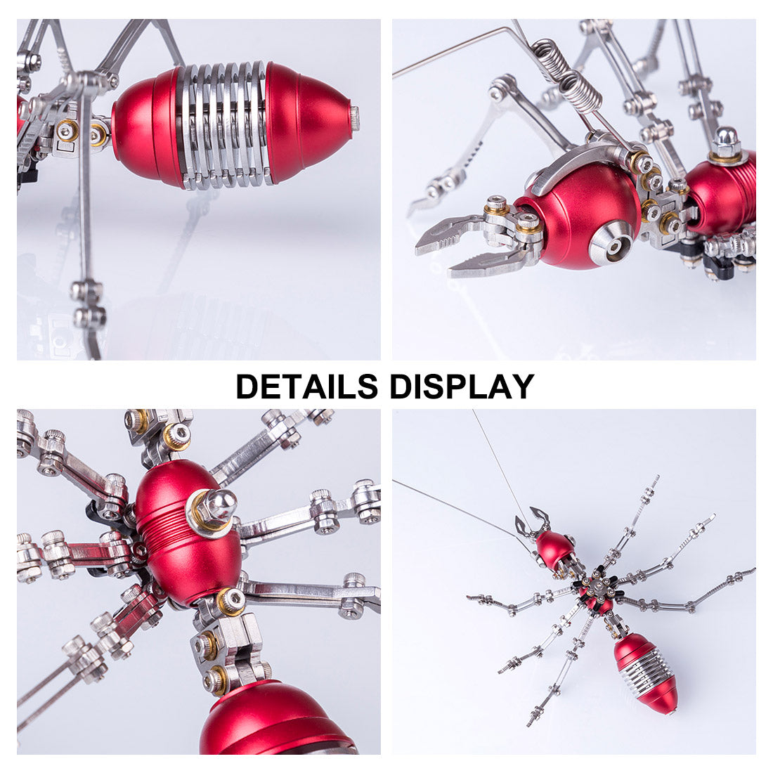 100Pcs+ Premium Series Metal Worker Ant DIY 3D Model Building Kits Ass