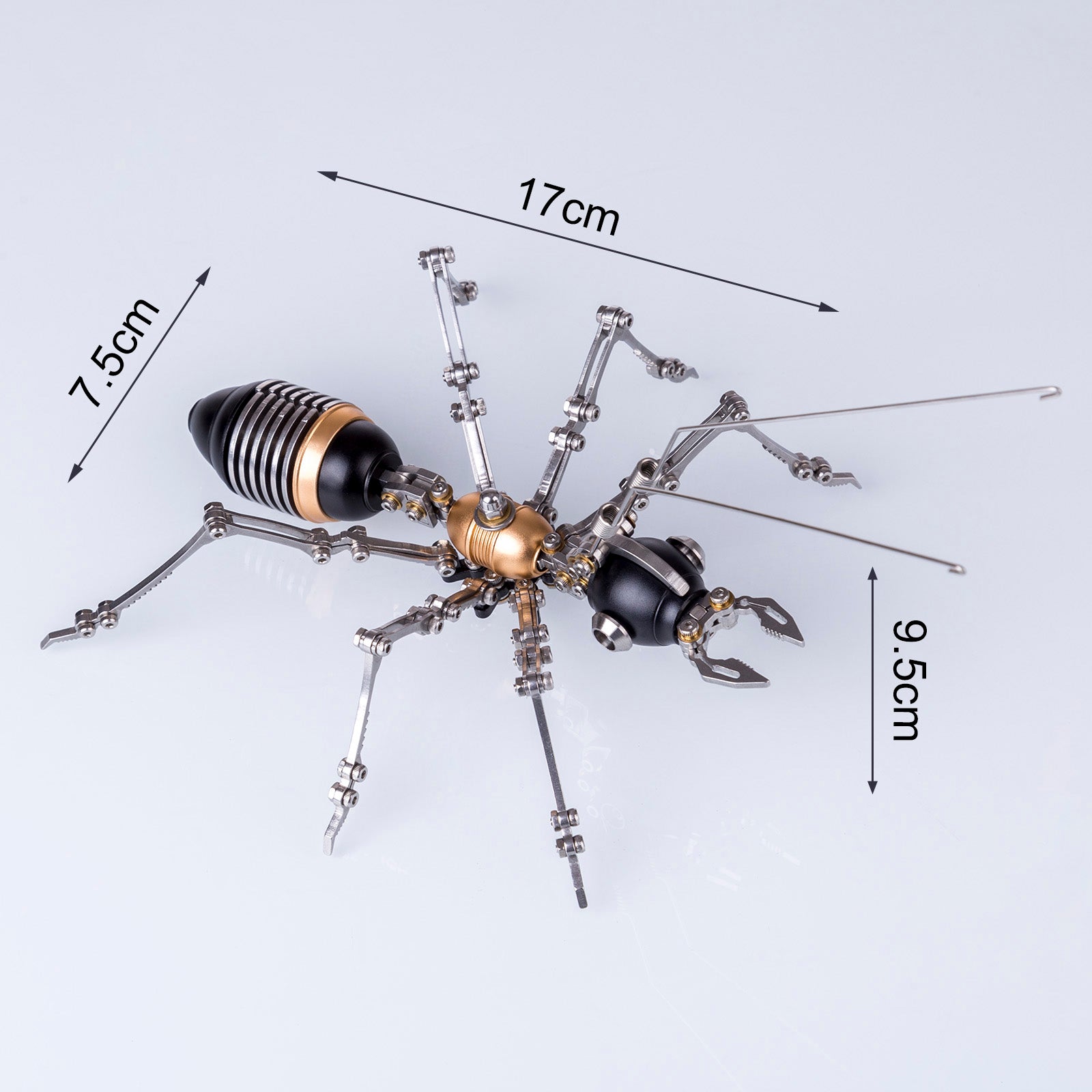 100Pcs+ Premium Series Metal Worker Ant DIY 3D Model Building Kits Ass