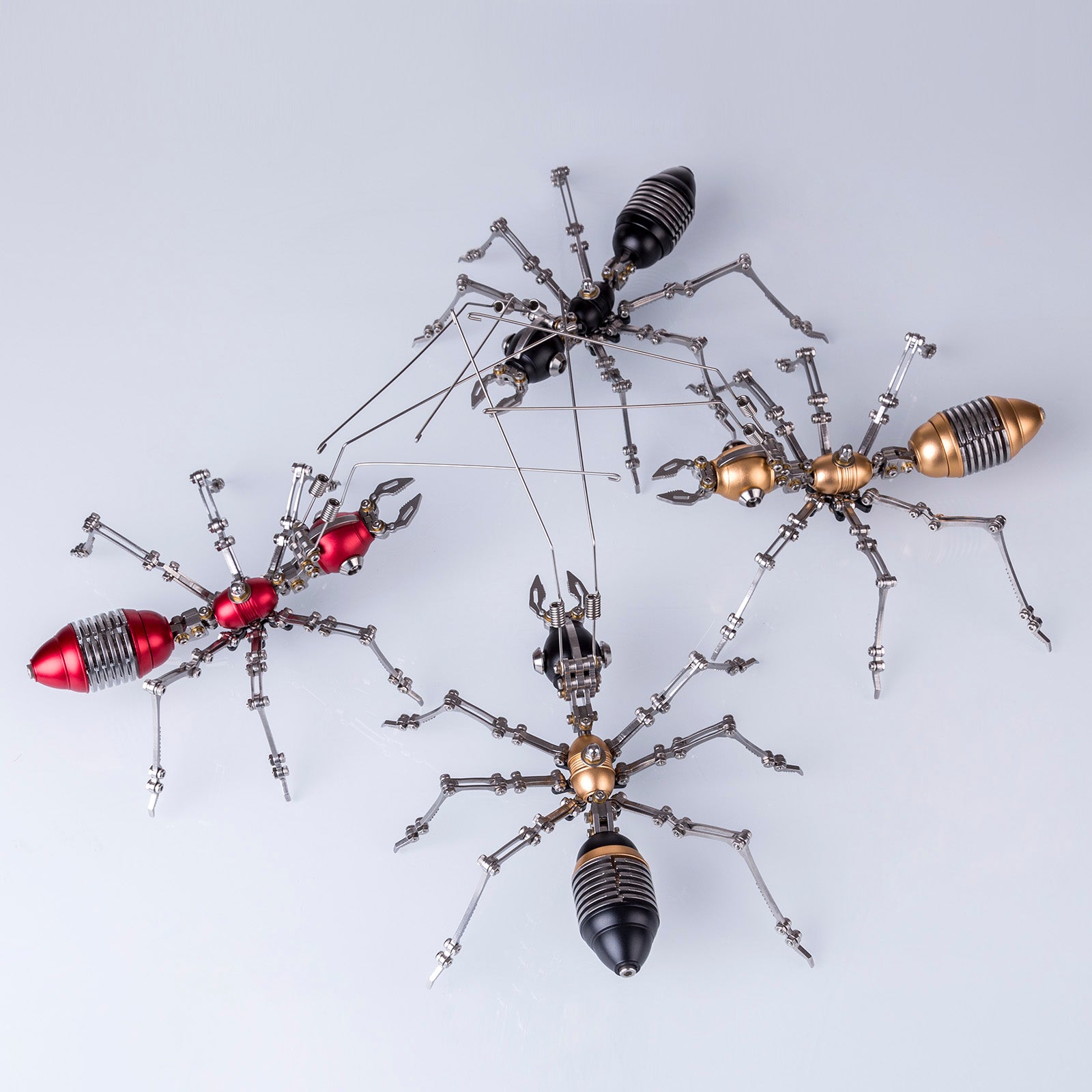 100Pcs+ Premium Series Metal Worker Ant DIY 3D Model Building Kits Ass