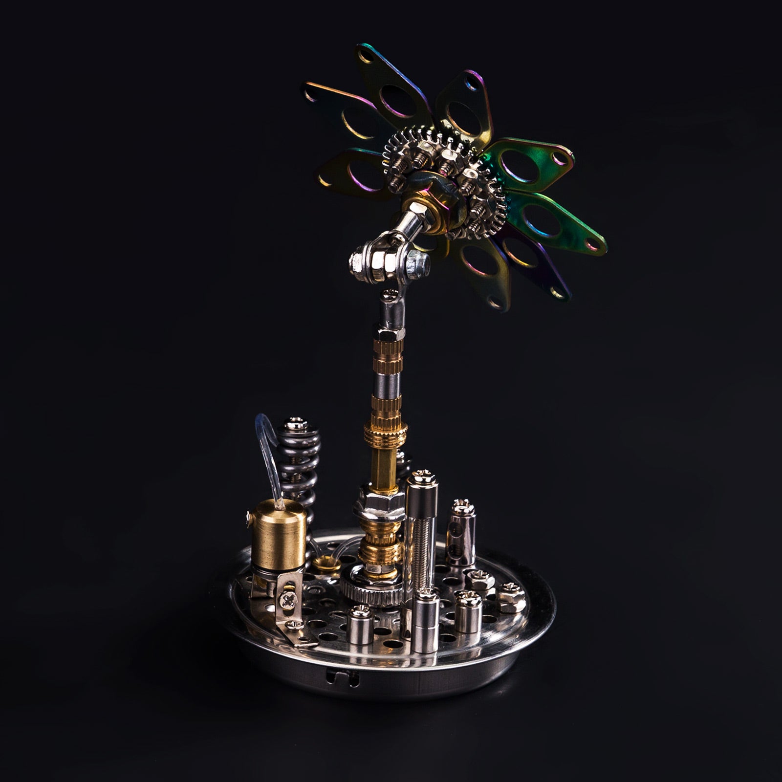100PCS Steampunk 3D Metal Flower Model Building Kit
