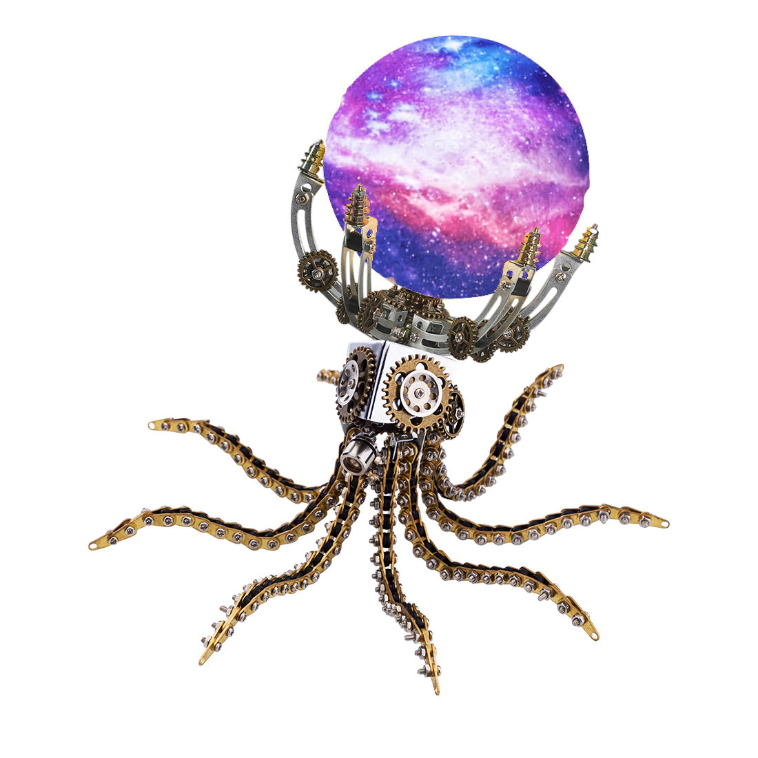 Octopus Steamroller Steampunk Octopus Illustration