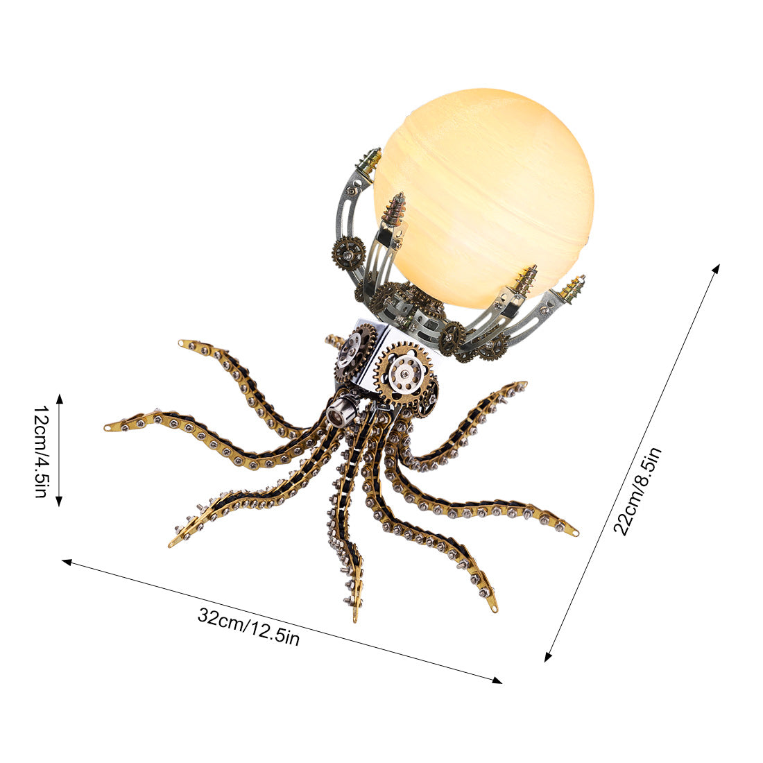 Octopus Steamroller Steampunk Octopus Illustration