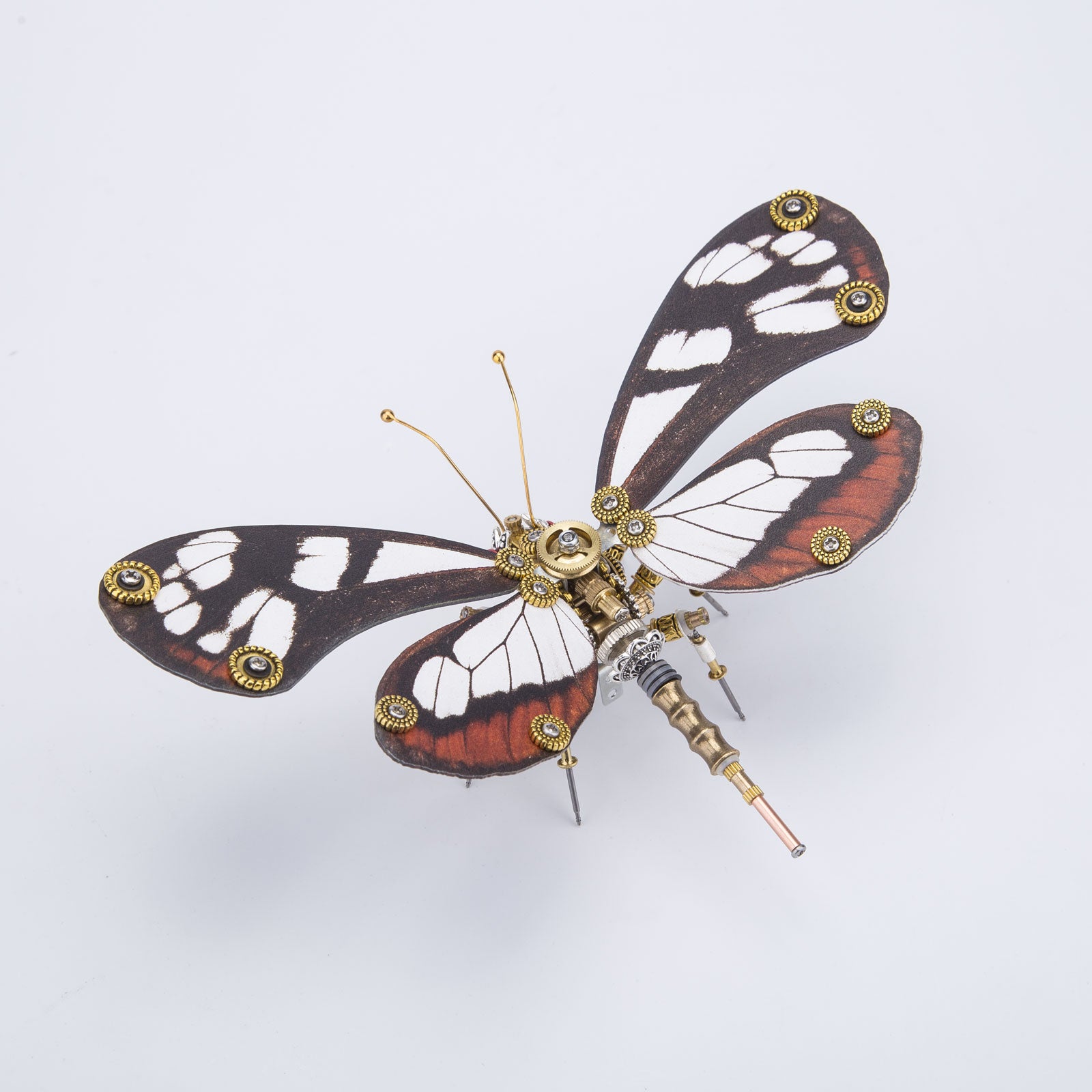 150PCS+ Steampunk Brush-footed Butterfly 3D Metal Model Kits Greta Oto