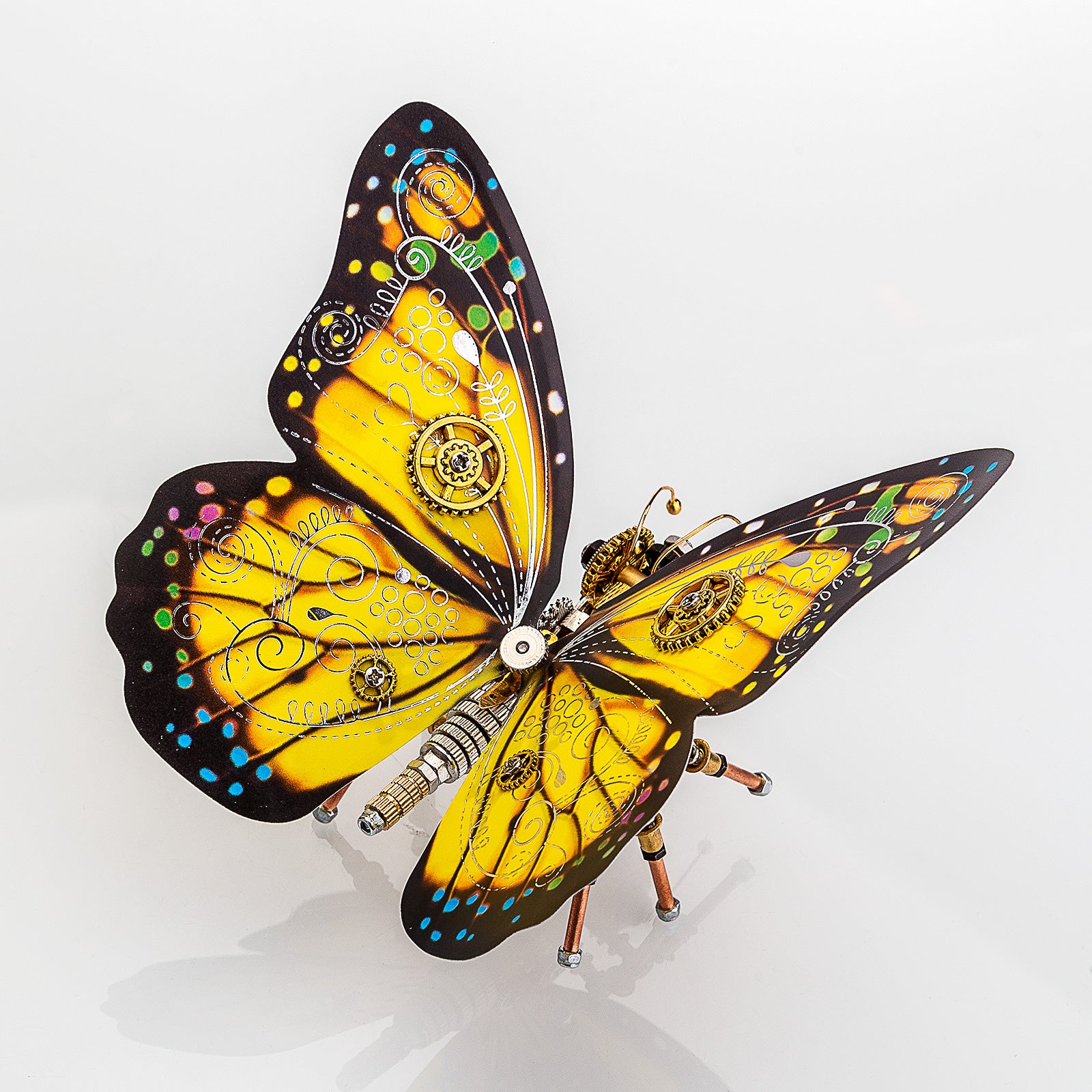 150Pcs Monarch Butterfly Steampunk Assembly Model