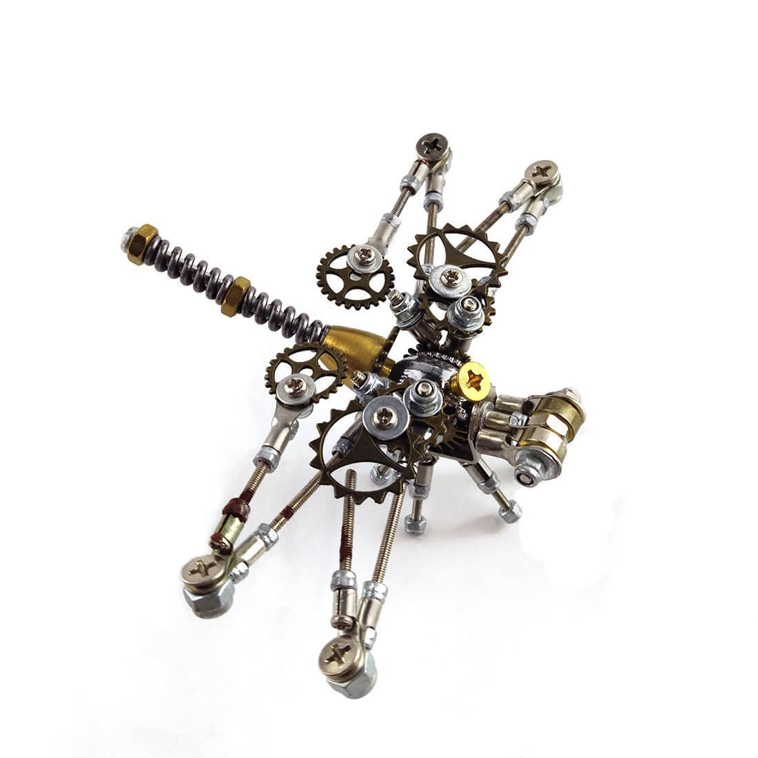 152Pcs 3D DIY Metal Mechanical Dragonfly Insect Puzzle Model Jigsaw