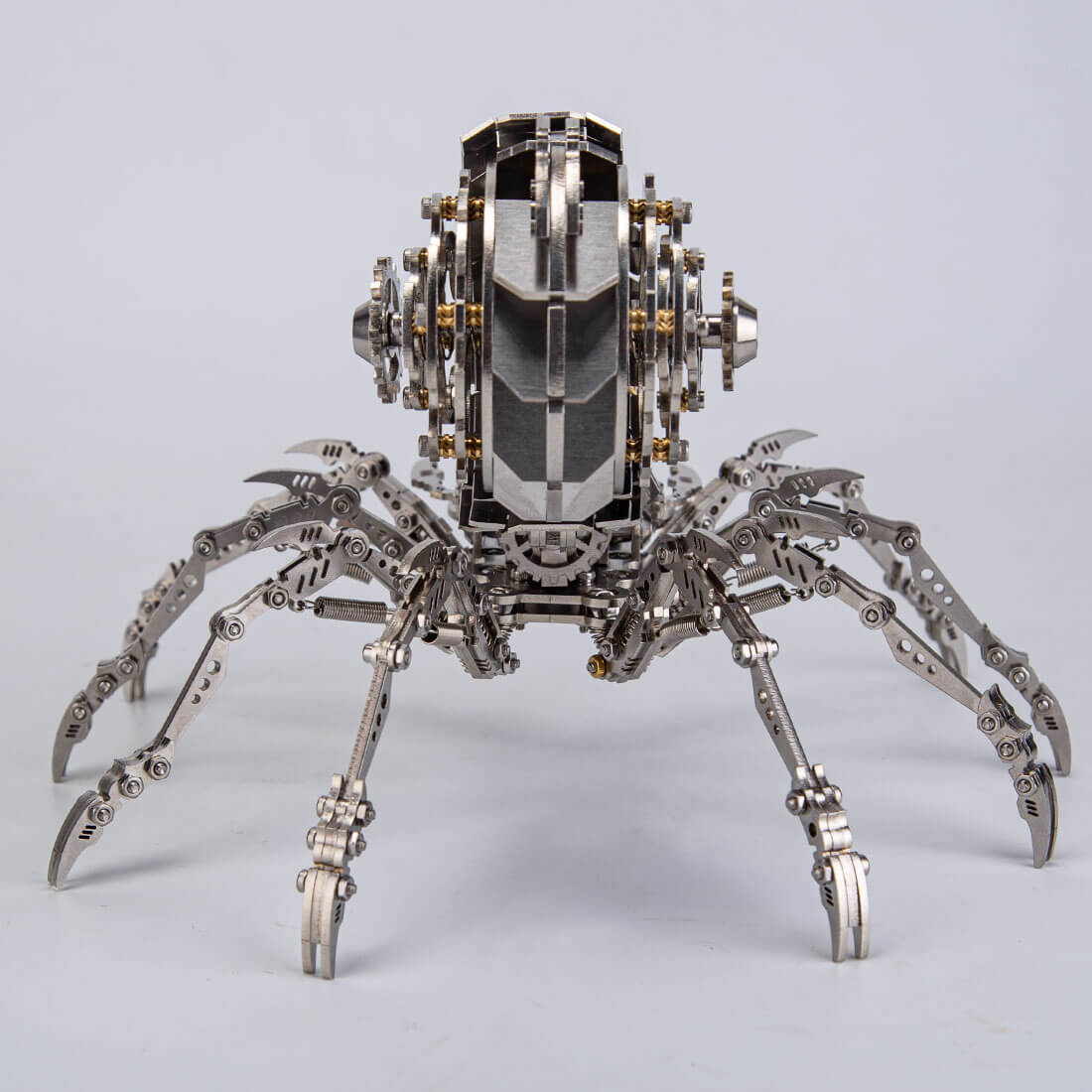 203PCS DIY Mini Jumping Spider 3D Metal Puzzle Model for Adults