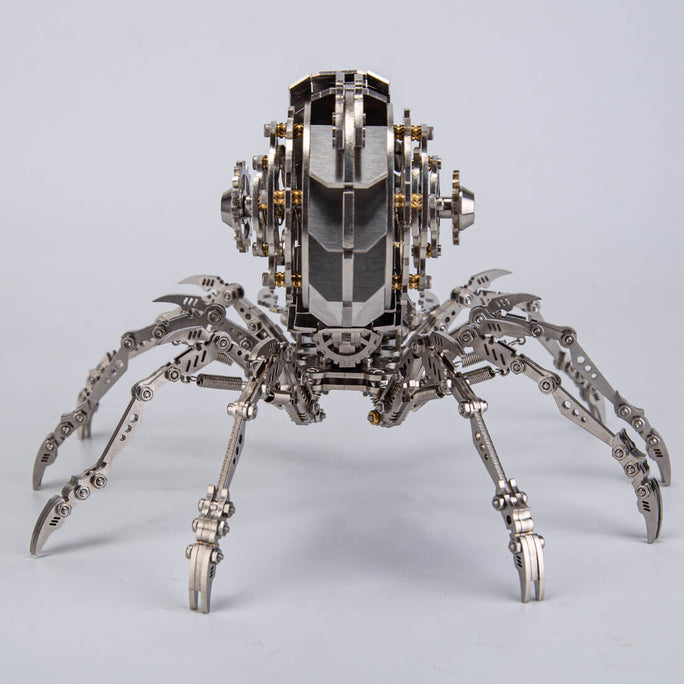 203PCS DIY Mini Jumping Spider 3D Metal Puzzle Model for Adults