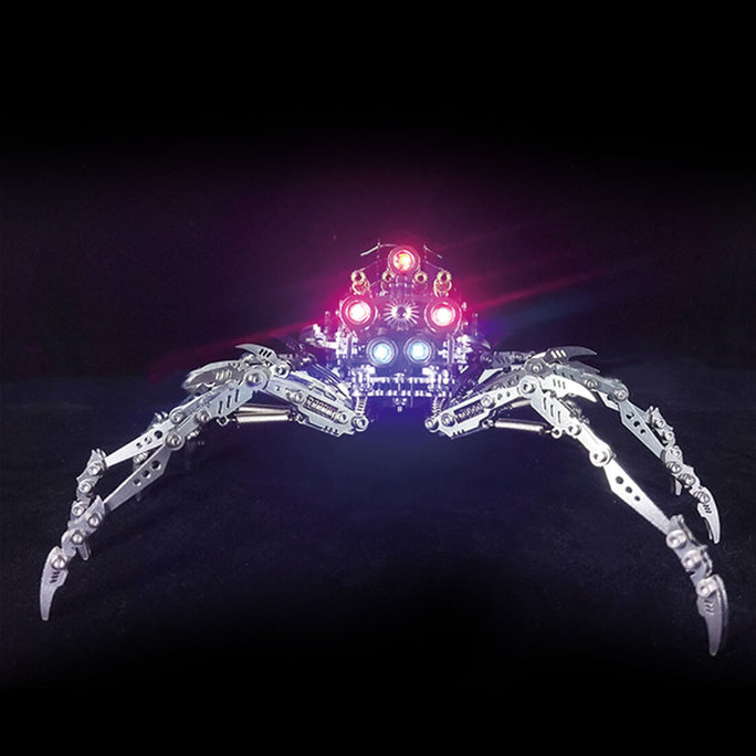 203PCS DIY Mini Jumping Spider 3D Metal Puzzle Model for Adults