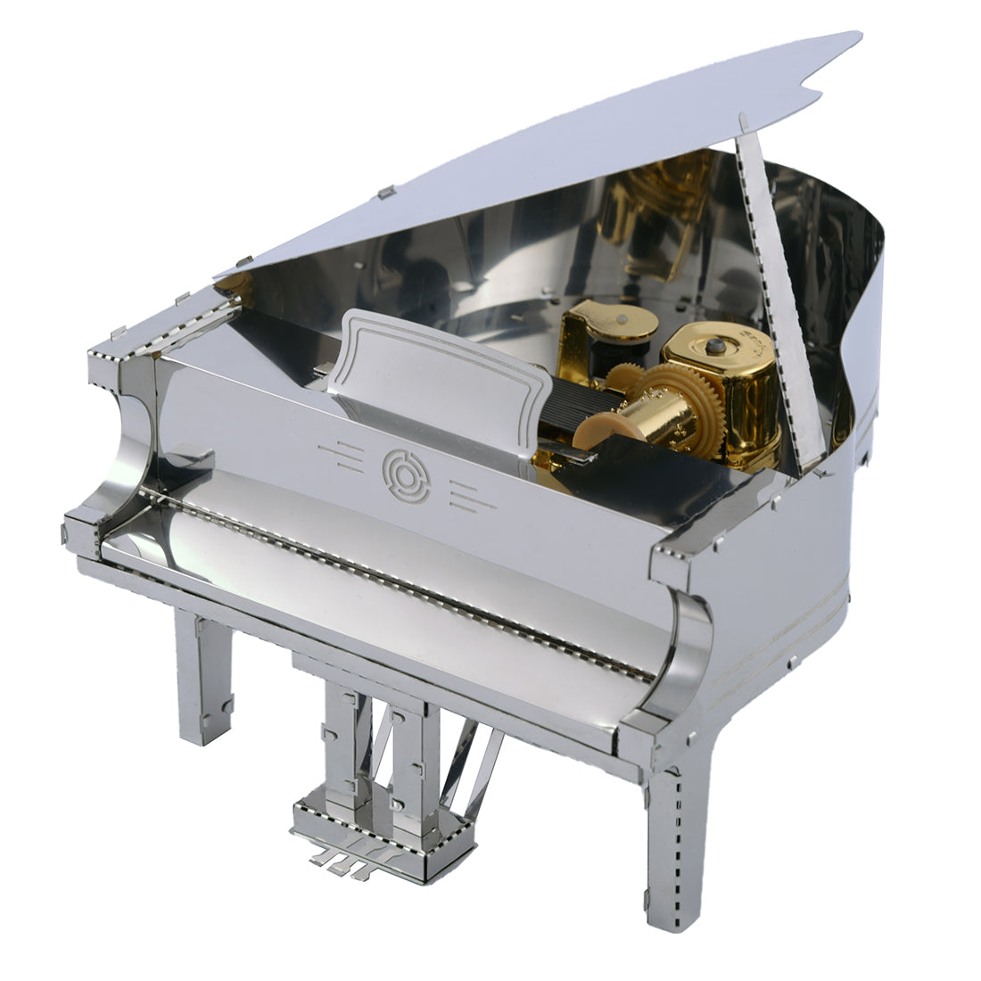 23pcs 3D Metal Piano Model Building Kit Music Box- Grande Pianola