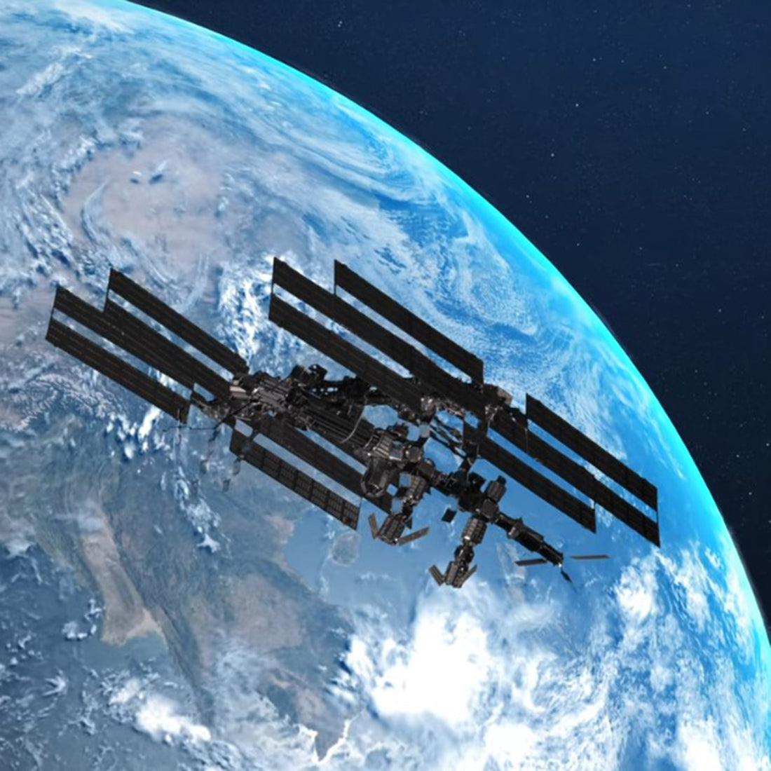 250pcs 3D Metal International Space Station Model Building Kit-Astronauts Lodge