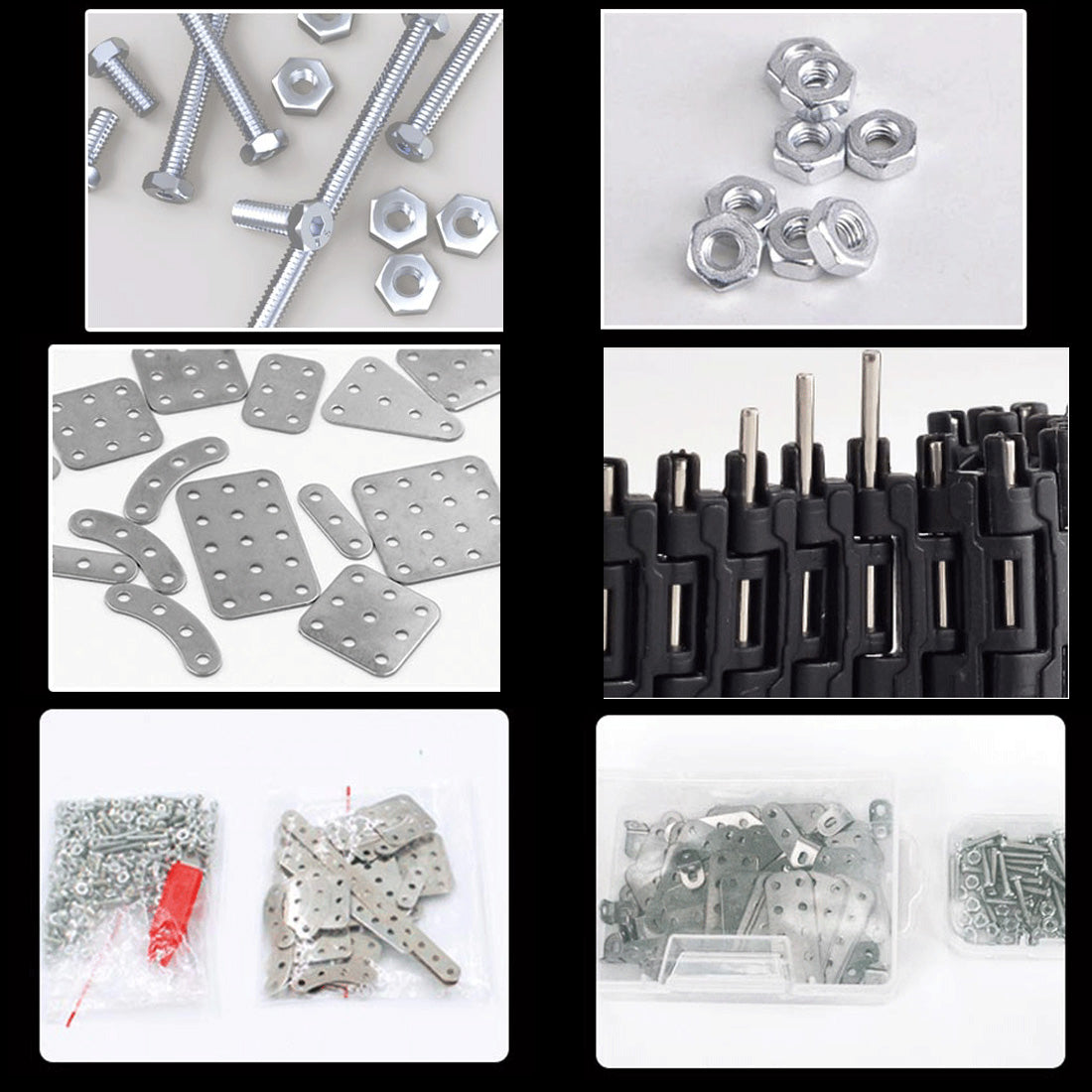260Pcs DIY Assembly 3D Metal Battleship Metal Model Kits Puzzle Toys