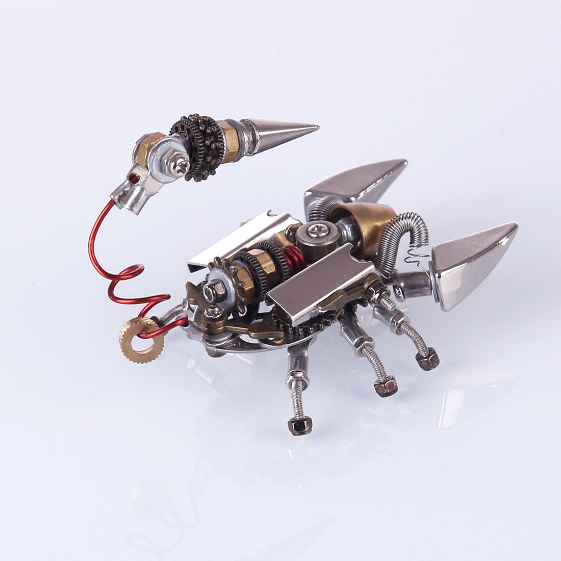 2pcs DIY Metal 3D Desert Scorpion Longhorn Assembly  Puzzle Model Kit