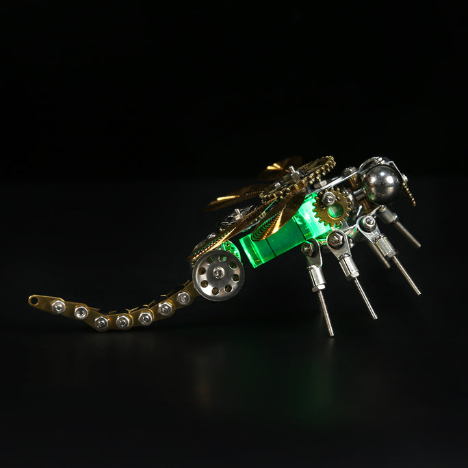 3D Metal Color-changing Dragonfly Assembly Model