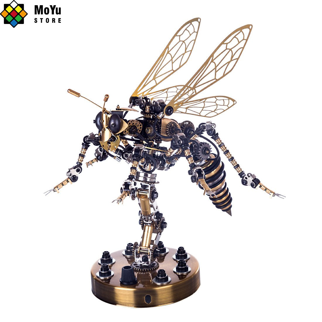 3D Metal DIY Mechanical Wasp Insects Puzzle Model Kit Assembly Jigsaw