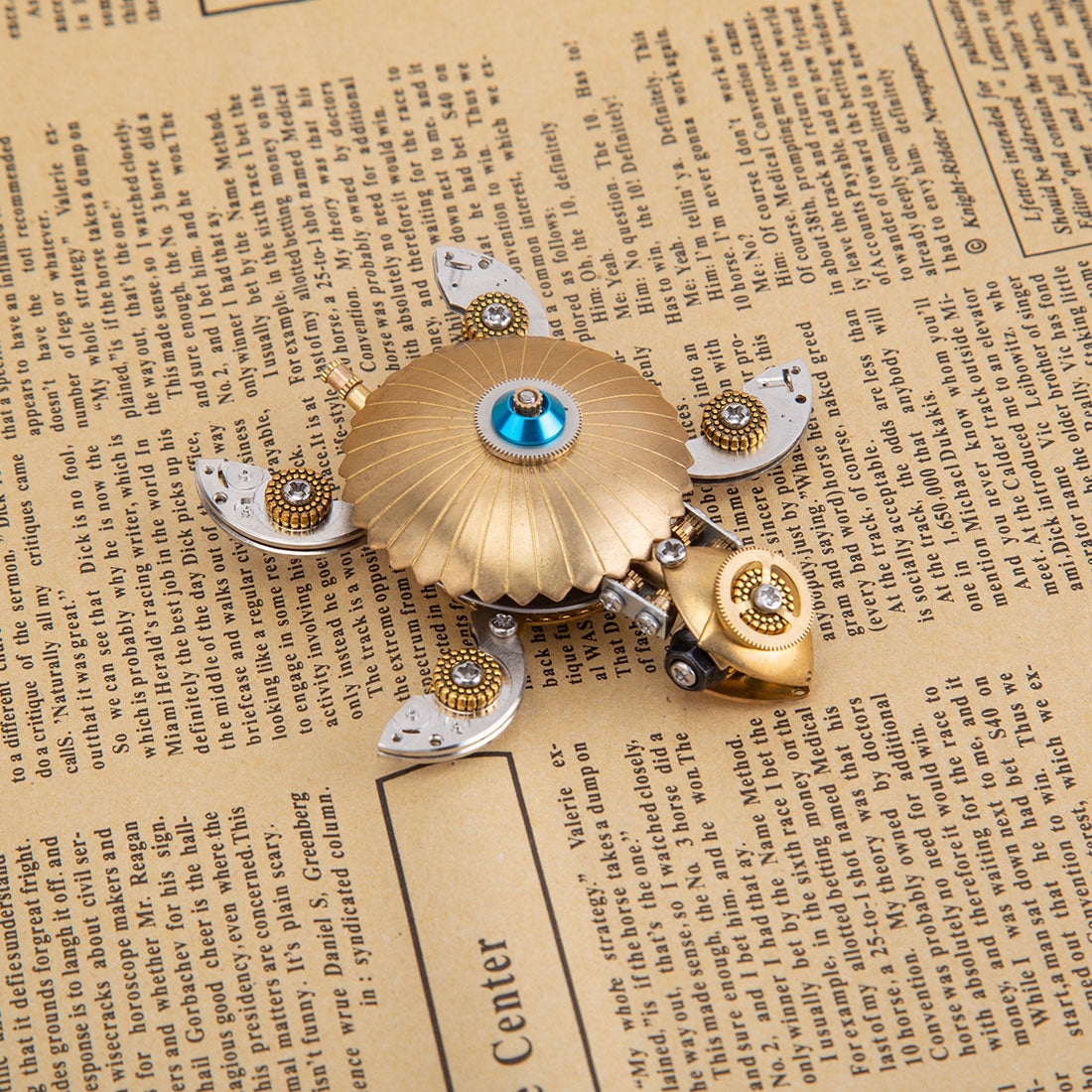 3D Metal Puzzle Turtle Mechanical Model Kids Craft Kit