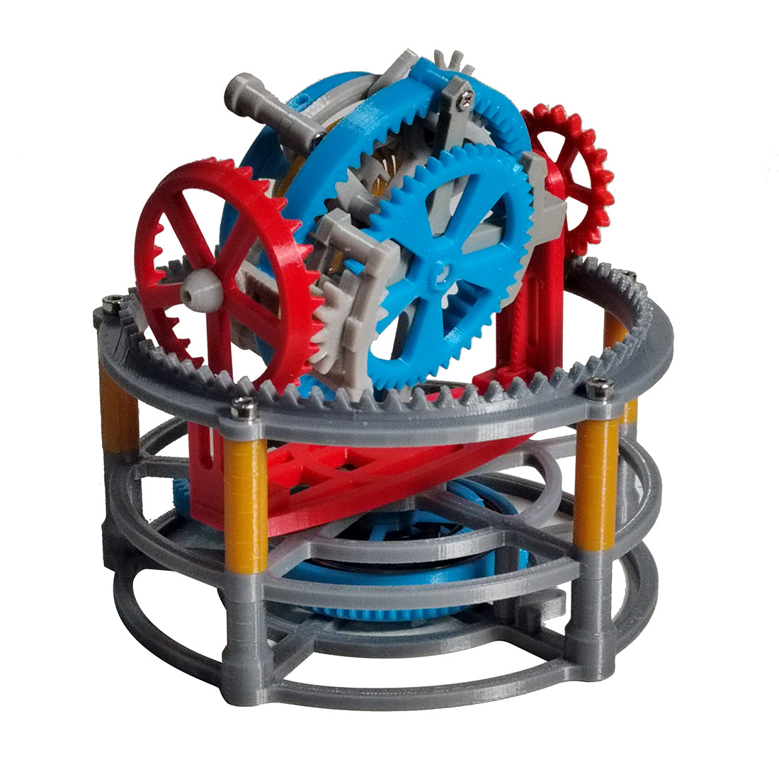 3D Printed Tourbillon Mechanical Clock