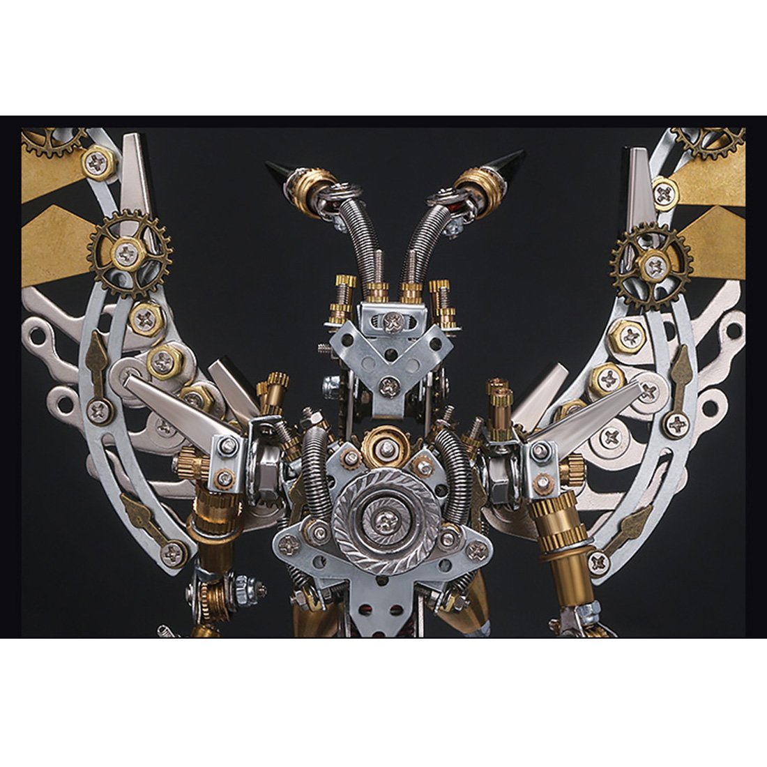 400+Pcs DIY Metal Mechanical Ancient 3D Fighting Solider Mecha Assembl