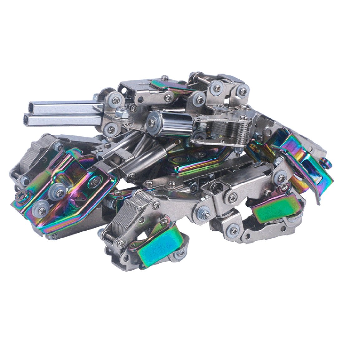 415Pcs DIY Tank Mecha Metal 3D Assembly Puzzle Model Kit