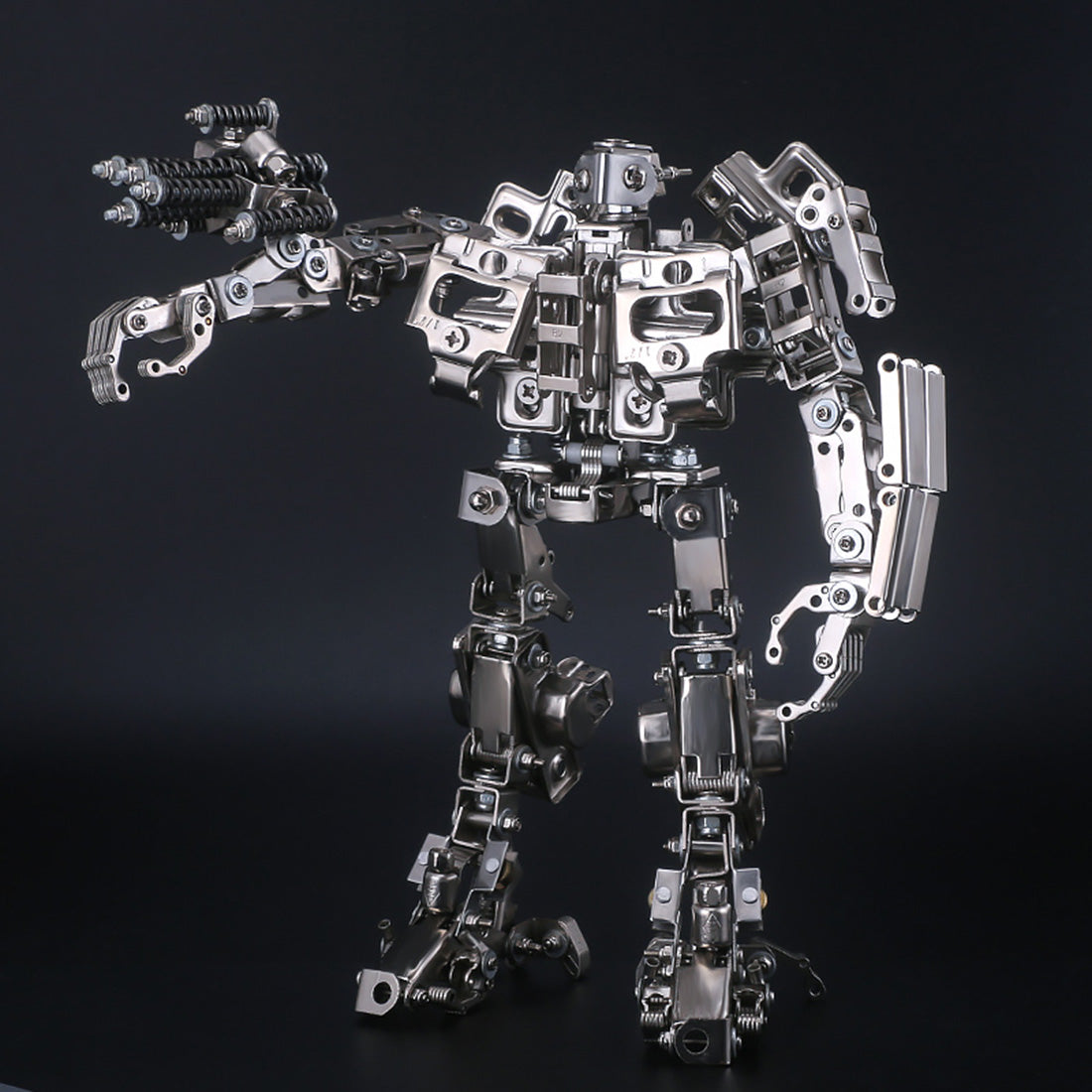 532Pcs Bee Robot Assembly Metal Big Fighting Mecha Soldier Puzzle Model Kit 3D Sculpture