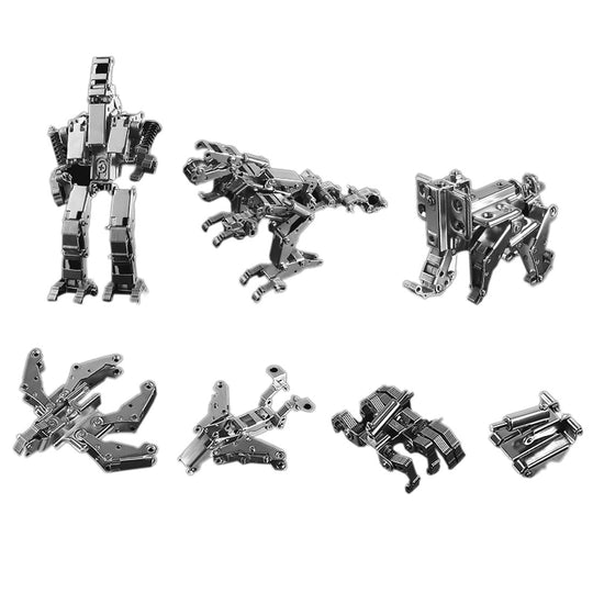 6 in 1 DIY Metal Assembly 3D Dinosaur Model Puzzle Kits