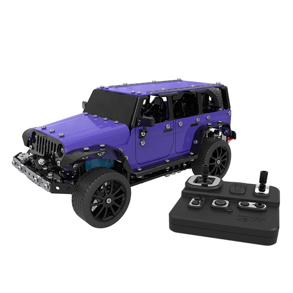 659Pcs 1:16 2.4G 6CH 3D Metal RC Off-road Vehicle Puzzle Toy