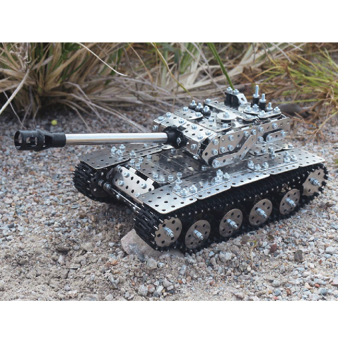 939Pcs DIY Tank Metal Model Kits Handmade Assembly 3D Metal Puzzle Toys
