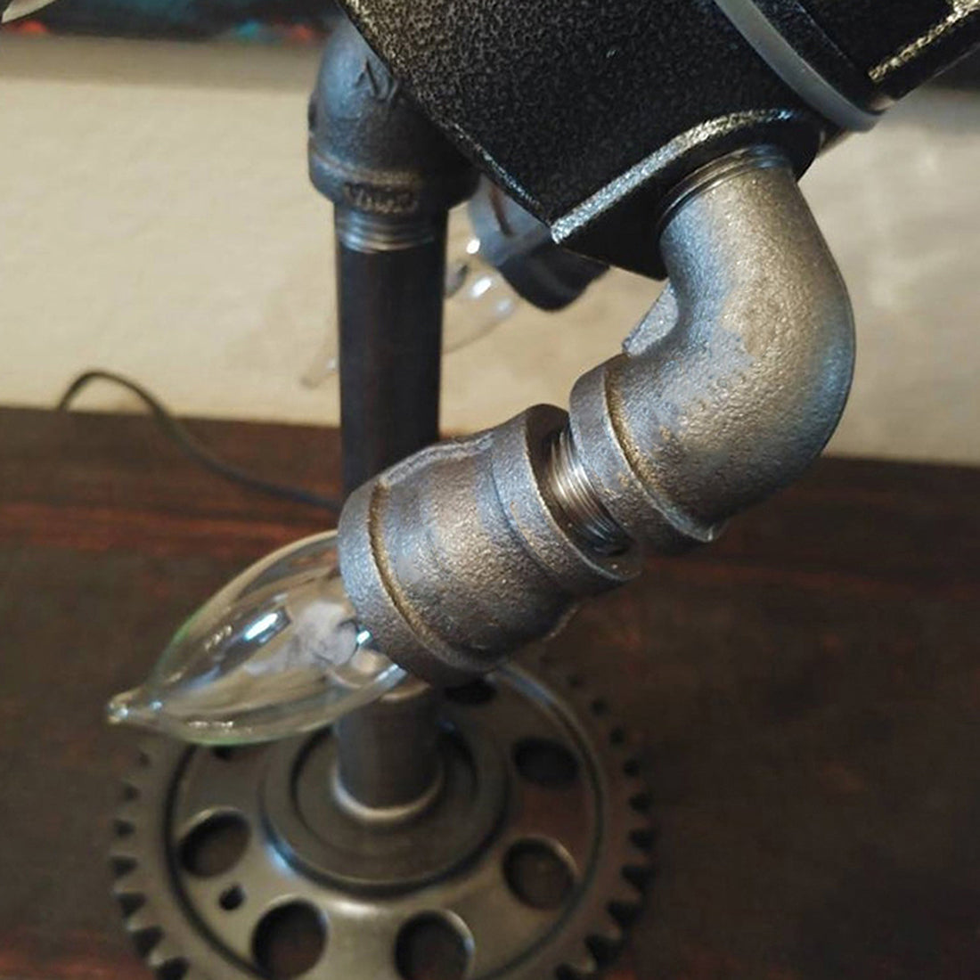Steam Punk Rockets American Industrial Plastic Retro Steam Punk Rocket Lamp