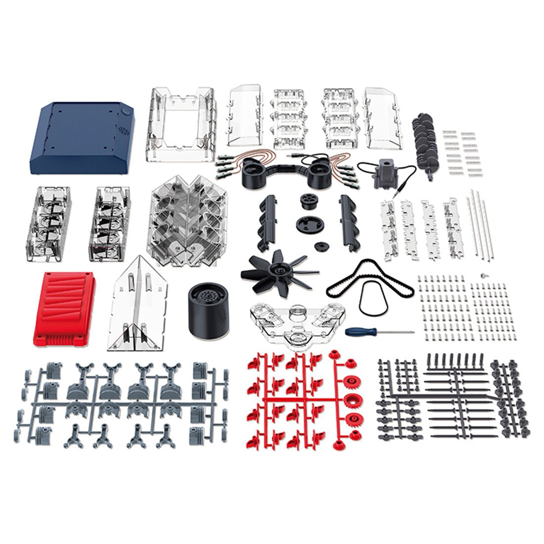 Assembly 270pcs V8 Car Engine Model Kit Science Experiment Puzzle Stem
