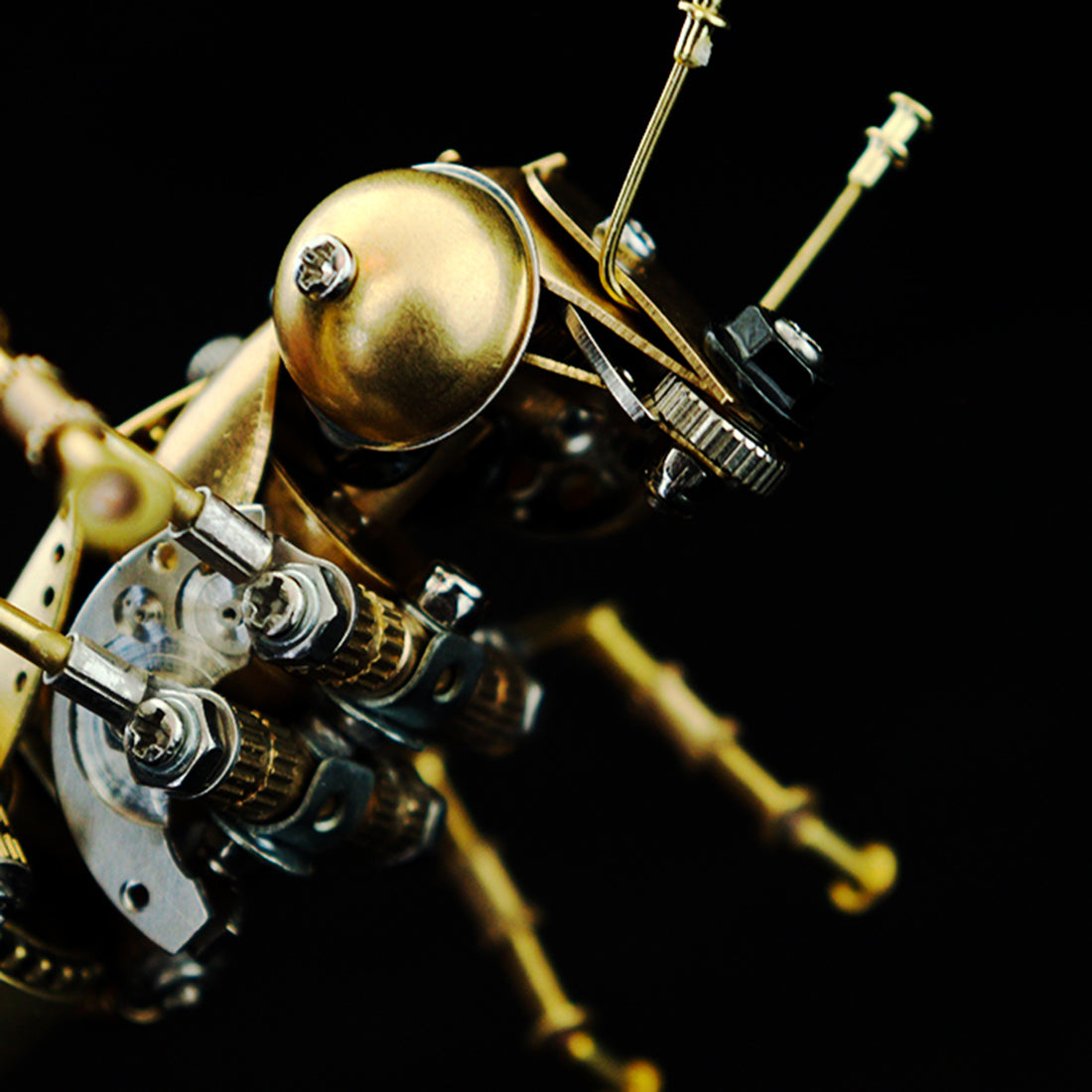 Hand Made Metal Insect Brass Insect Metal Beetle Model Insect Handmade Crafts Collection